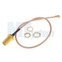 RHT-605-5622 RP SMA JACK TO IPEX-1 FOR RF1.13 CABLE 250 MM