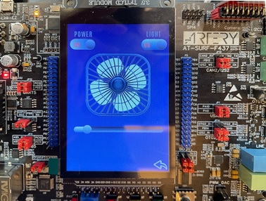 AT-SURF-F437 display